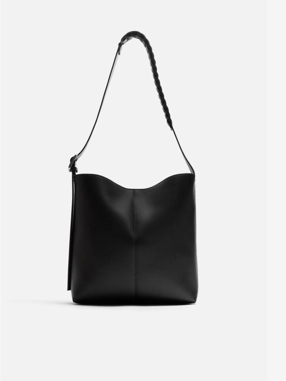 Zara Men's Leather Shopper Tote